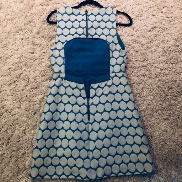 💙 Alice + Olivia Polkadot Cocktail Dress - Picture 4 of 8
